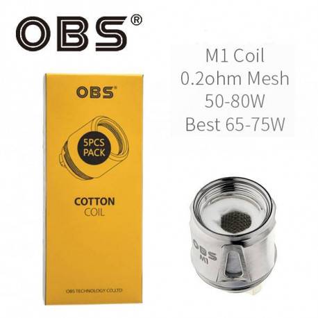 Resistencia OBS M1 Mesh Coil 0.2 Ohm para Cube 